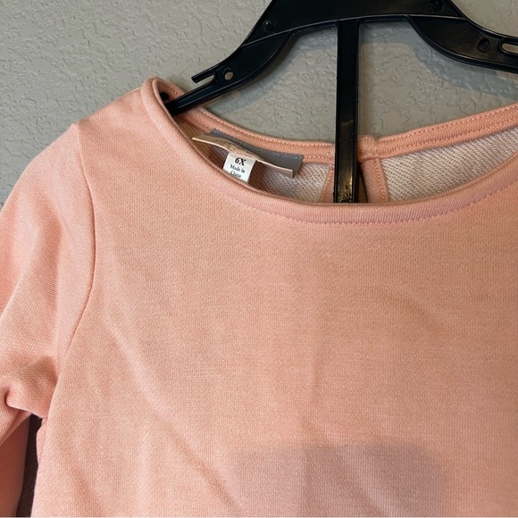 Pippa & Julie 2PC Set, Peach Ruffle Sweater w/ Teepee Leggings, Size 6X, NWT!! - Picture 4 of 4